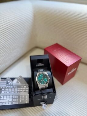 Tissot PRX Green Dial Stainless Steel Men's Watch
